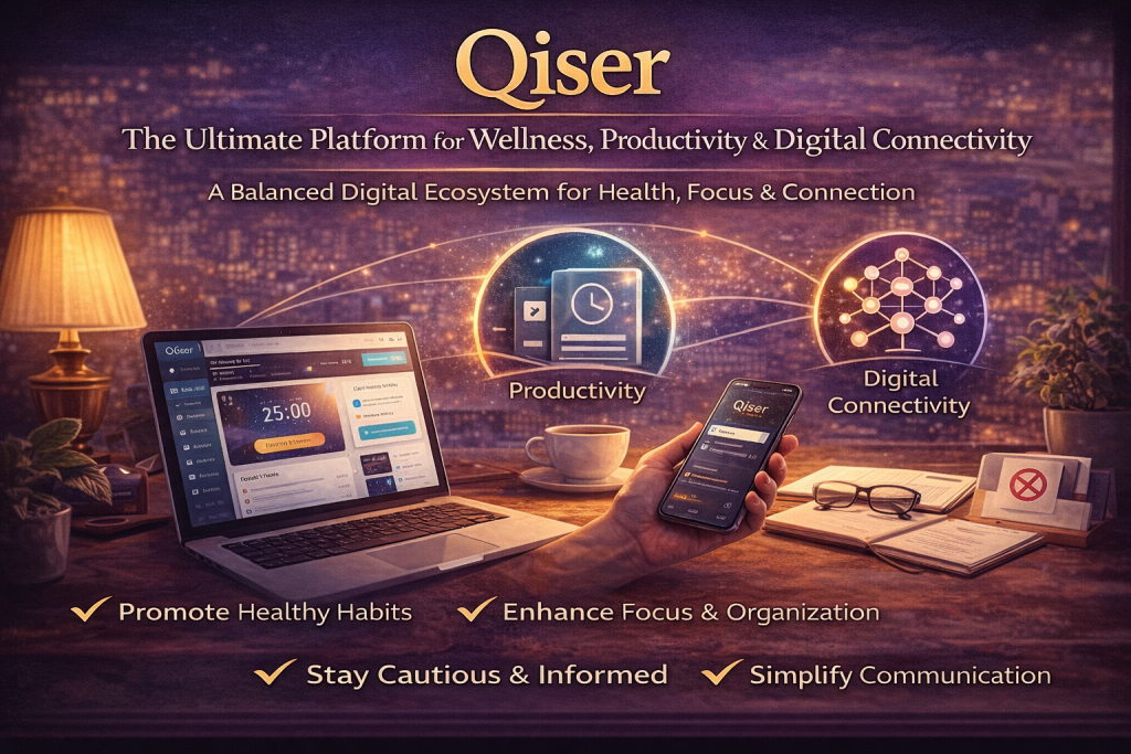 Qiser: The Ultimate Platform for Wellness, Productivity & Digital Connectivity